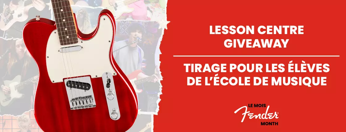 L&M Lesson Centre Students Exclusive Giveaway - Fender Month